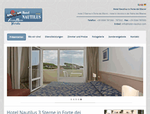 Tablet Screenshot of de.hotel-nautilus.com
