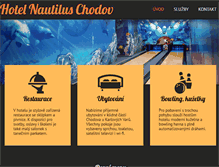 Tablet Screenshot of hotel-nautilus.cz