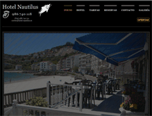 Tablet Screenshot of hotel-nautilus.es